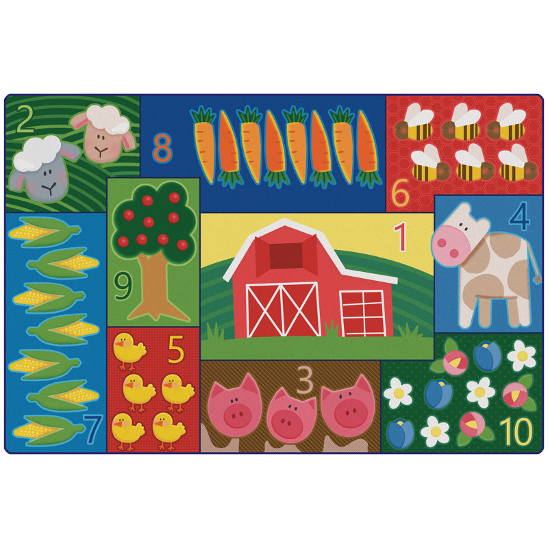 Tapis beige / noir Pixel Perfect ™, Rectangle 4 pi x 6 pi