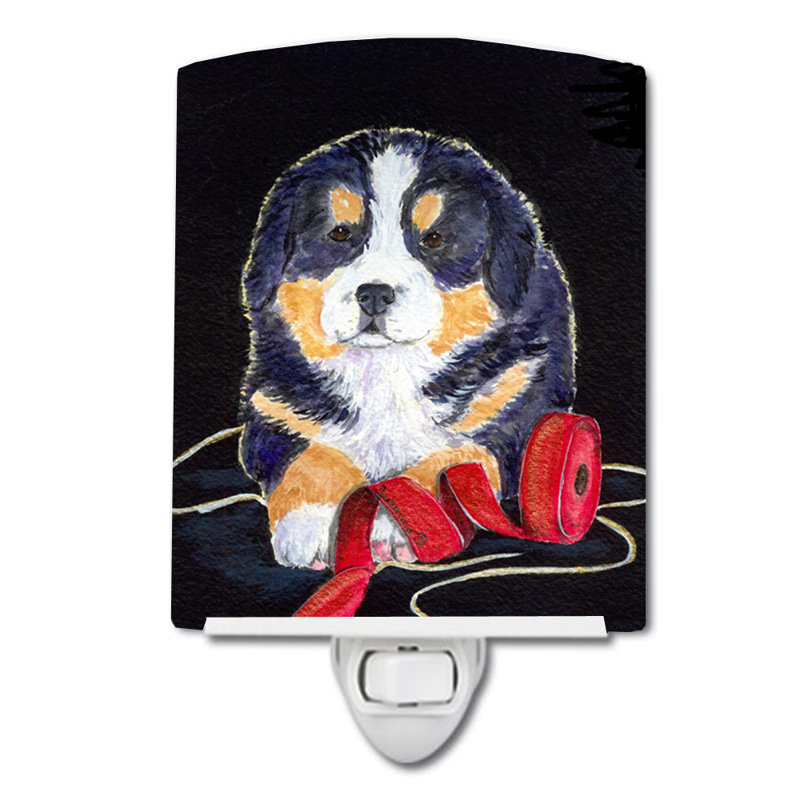 Bernese Mountain Dog Ceramic Night Light