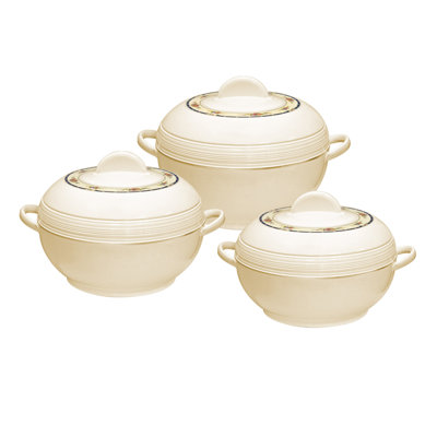 SQ Professional Ambient 3 - Piece Insulated Serving Casserole Set 