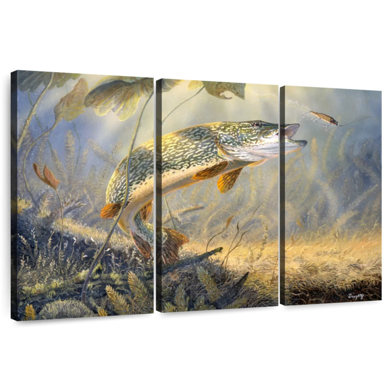 Brampt Calm Waters Fishing, 20" H x 33" W