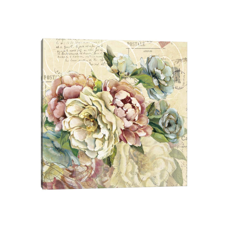 Scented Letter II by Carol Robinson - Print on Canvas, Wrapped Canvas, 30.48 cm H x 30.48 cm W