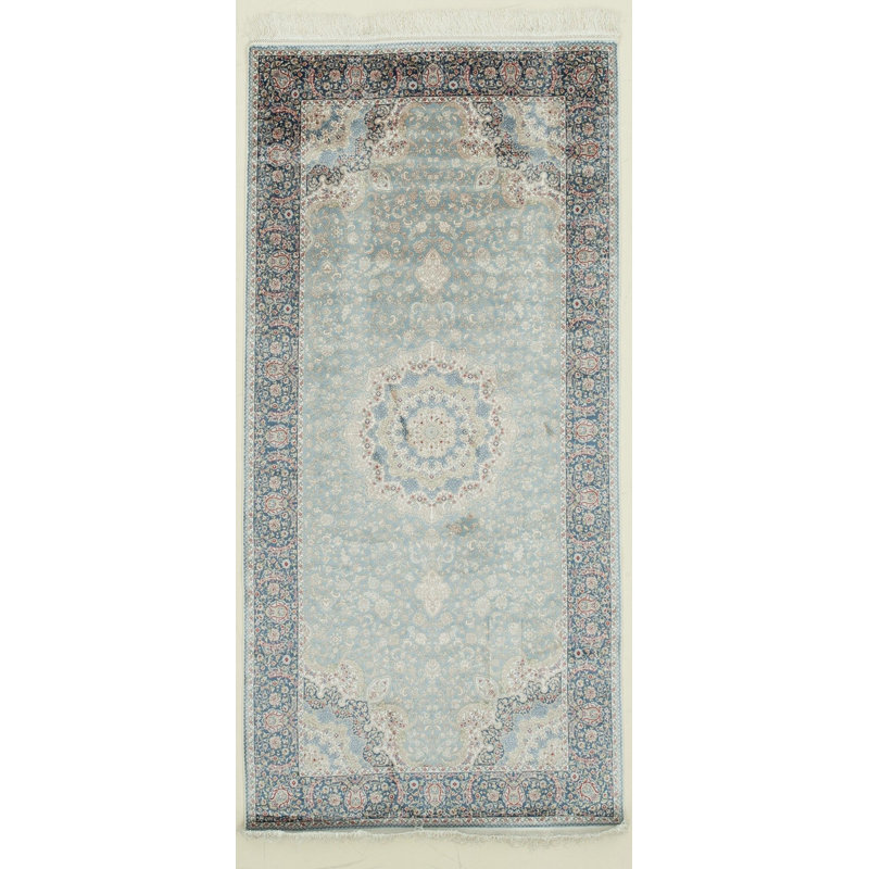 Tapis traditionnel touffeté à la main 3 pi 3 po x 9 pi 10 po Antep