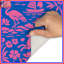 Tapis de bain rose et bleu-364546765