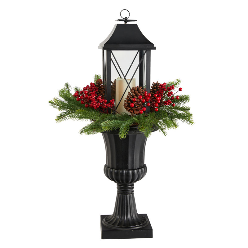 33'' H Floor Lantern with Candle Included