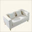 Canapé modulaire surdimensionné à 2 places, canapé modulaire à assise profonde en tissu Comfort