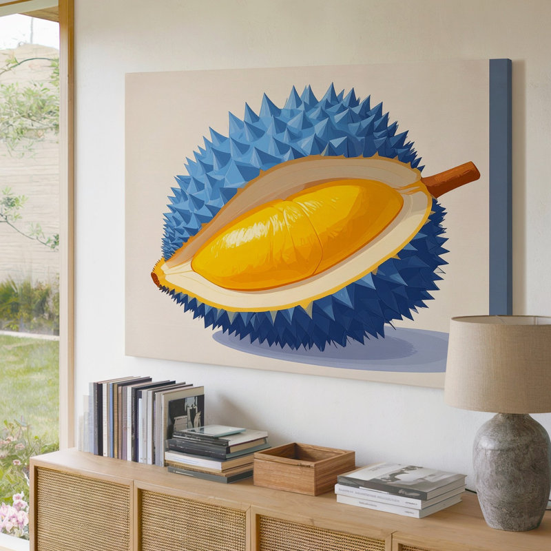 Art audacieux, art alimentaire numérique sur toile, H 9 po x l 12 po