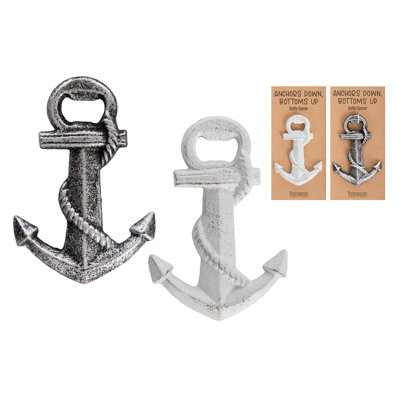 Iron Anchor Bottle Openers Set of 2