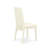 3 Piece Modern Dining Table Set Contains a Round Wooden Table with Pedestal and 2 Linen Fabric Upholstered Dining Chairs, Linen White-1028162549-1014904253
