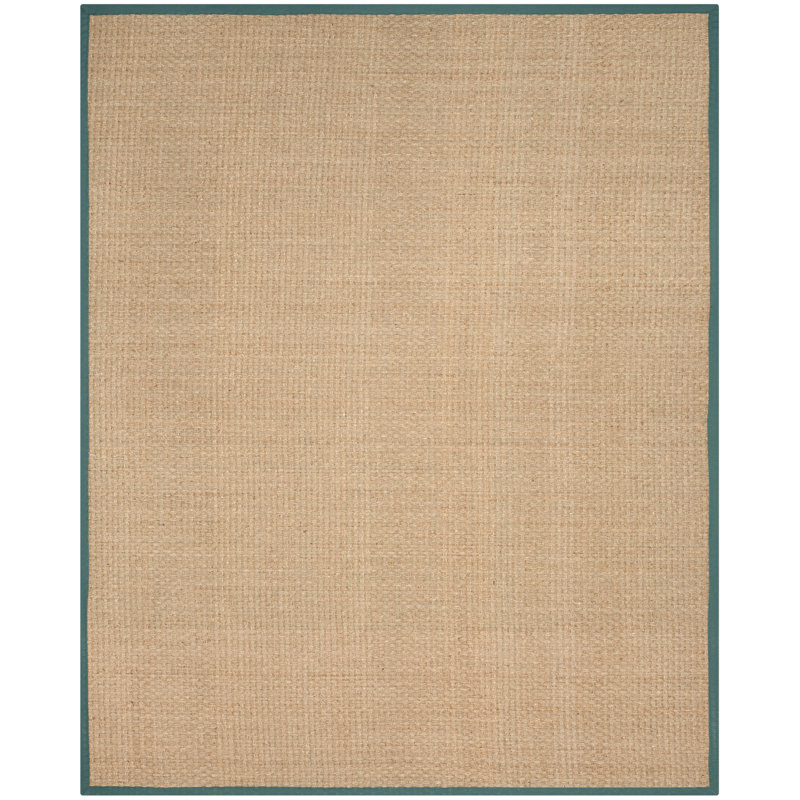 Tapis naturel / bleu clair Chester, Rectangle 9 pi x 12 pi