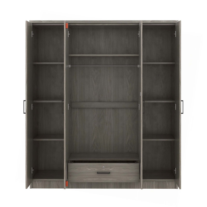 Armoire 4 portes avec 1 tiroir