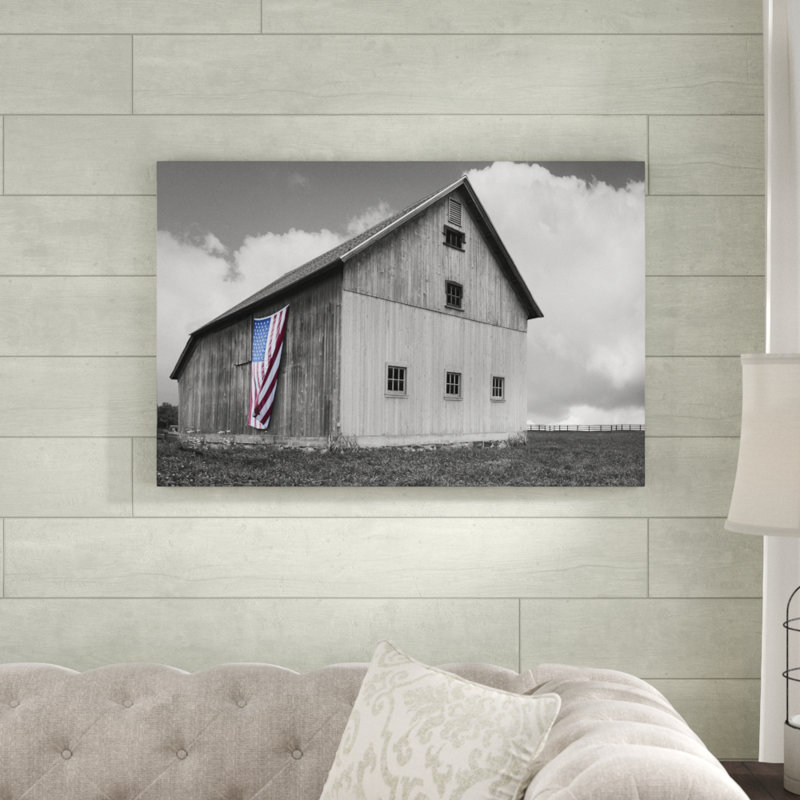 Flags of Our Farmers XVI by James McLoughlin - Photograph Print, 61cm H x 91cm W, Wrapped Canvas