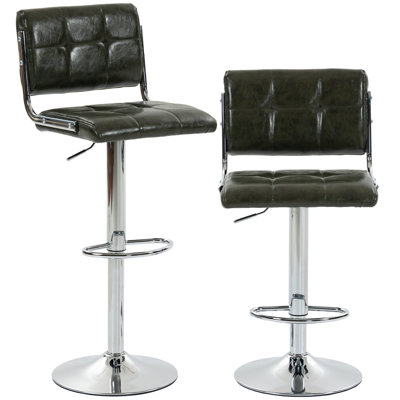 Swivel Upholstered Bar Stool