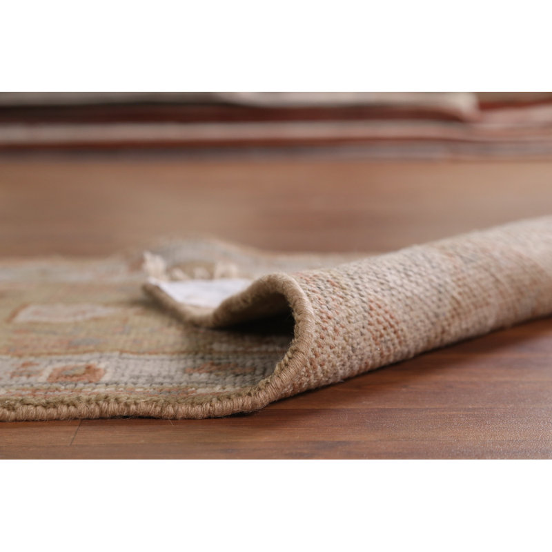 Handmade Oushak Indian Runner Rug 2x9