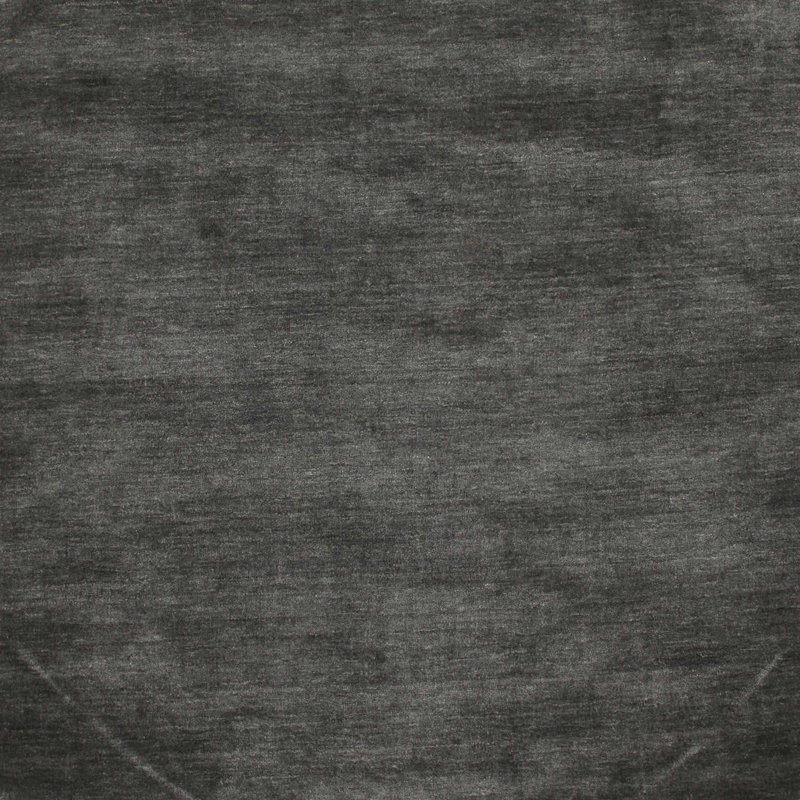 Tapis noir/gris zone contemporaine, Carré 5 pi