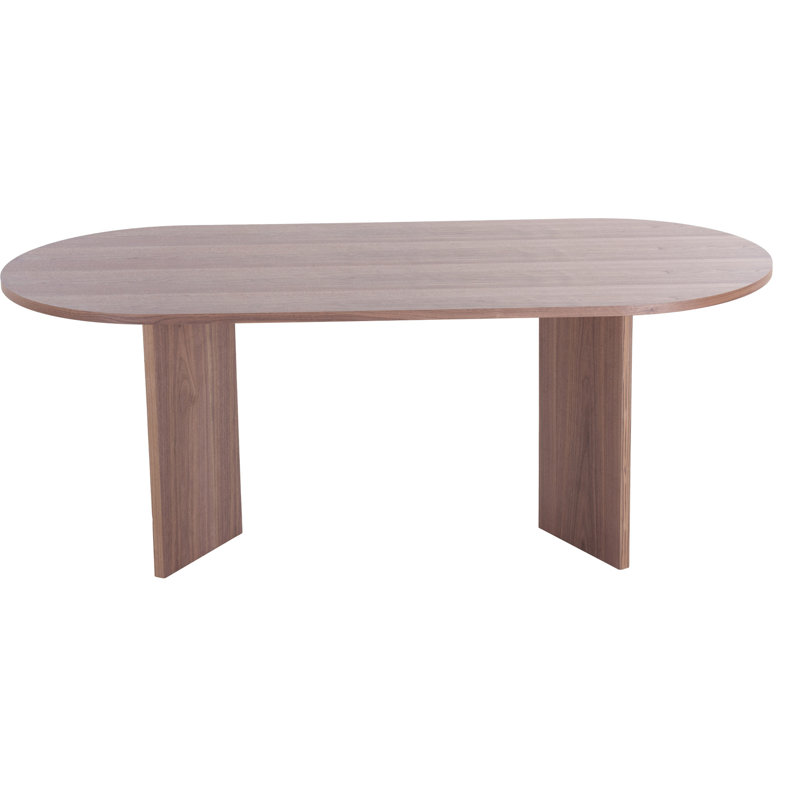 Petit bureau Mid-Century moderne en noyer