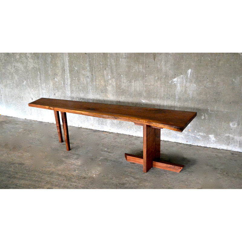 Concord Upholstered Bench, Walnut