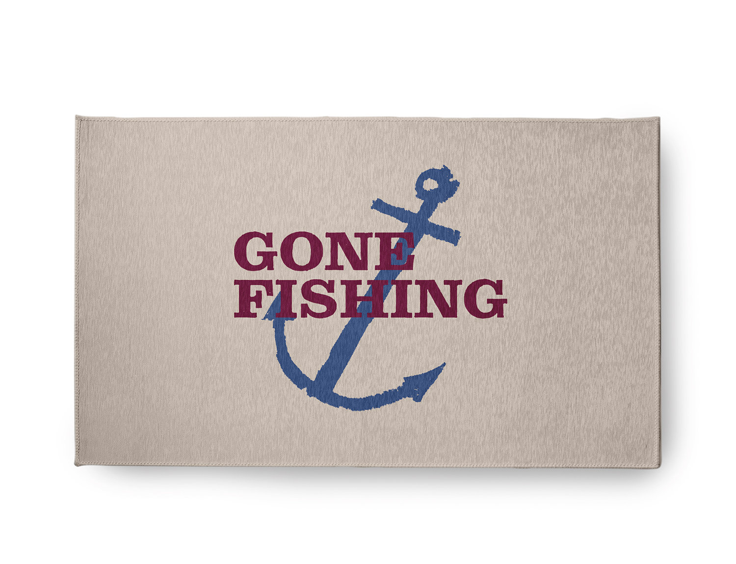 Breakwater Bay Gone Fishing Beach Style Chenille Area Rug-CRWN1479RE12 ...