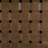 Joaquin 94" Dark Brown Solid Wood Carved Woven Base Rectangular Dining Table