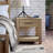 Loft 22.5'' W Solid Wood Nightstand-15191397