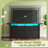 78''W 6-Drawer LED Dresser for Bedroom, Expandable Dresser with USB Charging Station, Large Chest of Drawers with Flexible Shelves and Hanging Rack for Closet, Nursery, Living Room (85" TV)-224596585