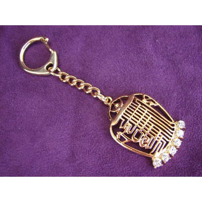 Feng Shui Import 2'' W Gold Key Chain