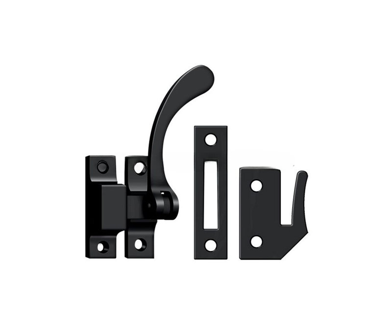 Serrure de fenêtre Deltana CF450U19, Peinture noire