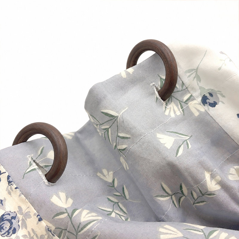 Rideau de douche en coton patchwork Donna Sharp Blue Pastures