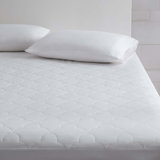 0.8 Inch Cotton Percale Quilted Mattress Pad For Enhanced Comfort And Breathability, Perfect For A Restful Sleep.