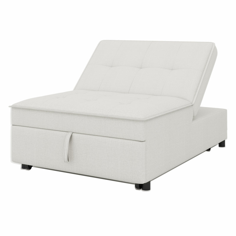 Multi-Function Folding Chair Bed With Storage Pocket And USB Port