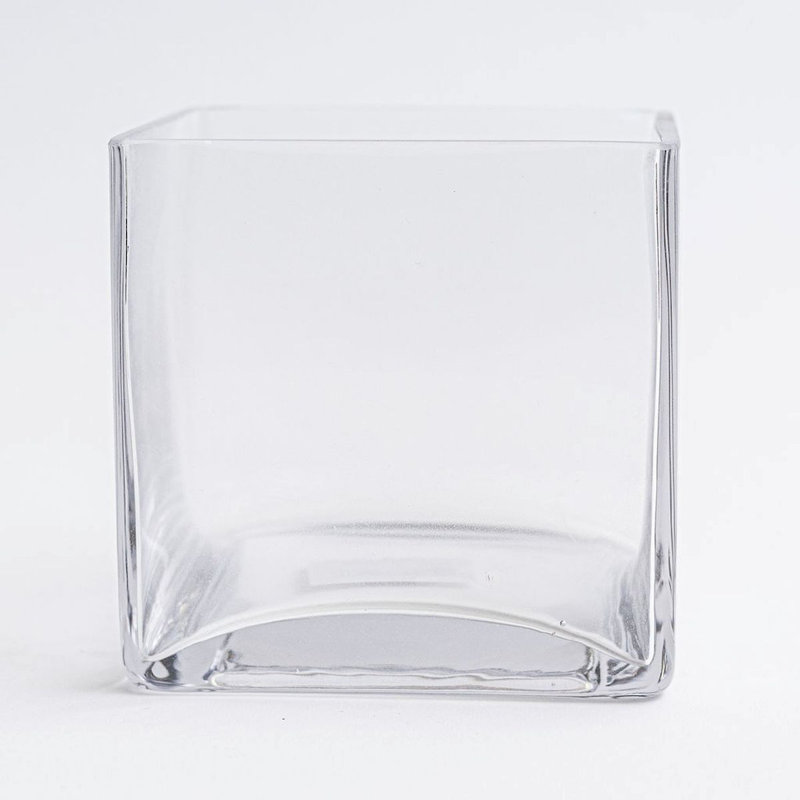 Hayre Glass Table Vase, 4.75" H x 4.75" W x 4.75" D