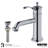 Single-Hole Single-handle Bathroom Faucet with Drain Assembly-87727954