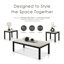 Ensemble de tables basses 3 pièces Brudan-1306000403