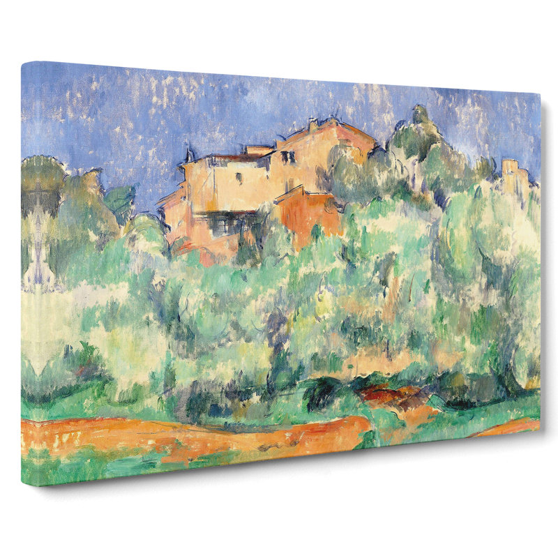 The Farm Of Bellevue by Paul Cezanne - Wrapped Canvas, 35cm H x 50cm W x 3cm D
