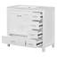 Meuble-lavabo 36 po avec lavabo en céramique, armoire de salle de bain avec 5 tiroirs et 2 portes-903623026
