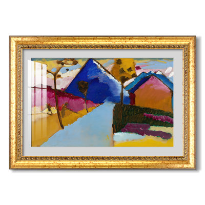 Kochel Straight Street, 1909-Wassily Kandinsky-Custom Framed Print