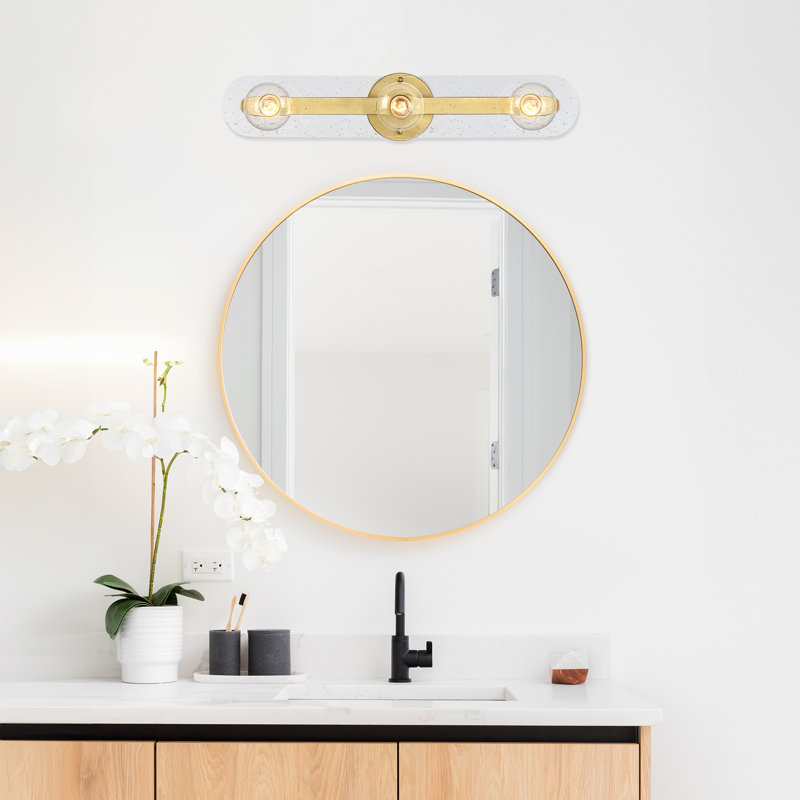 Brindin 3 - Light Dimmable Vanity Light, Brushed Gold