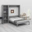 Lit escamotable mural avec tablettes Murphy-1337584122