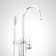 Lexia Floor Mounted Tub Filler Faucet - Includes Hand Shower, Less Valve