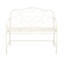Banc de jardin Sunnydaze - blanc-1090656751