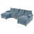 Polyester bleu est en rupture de stock