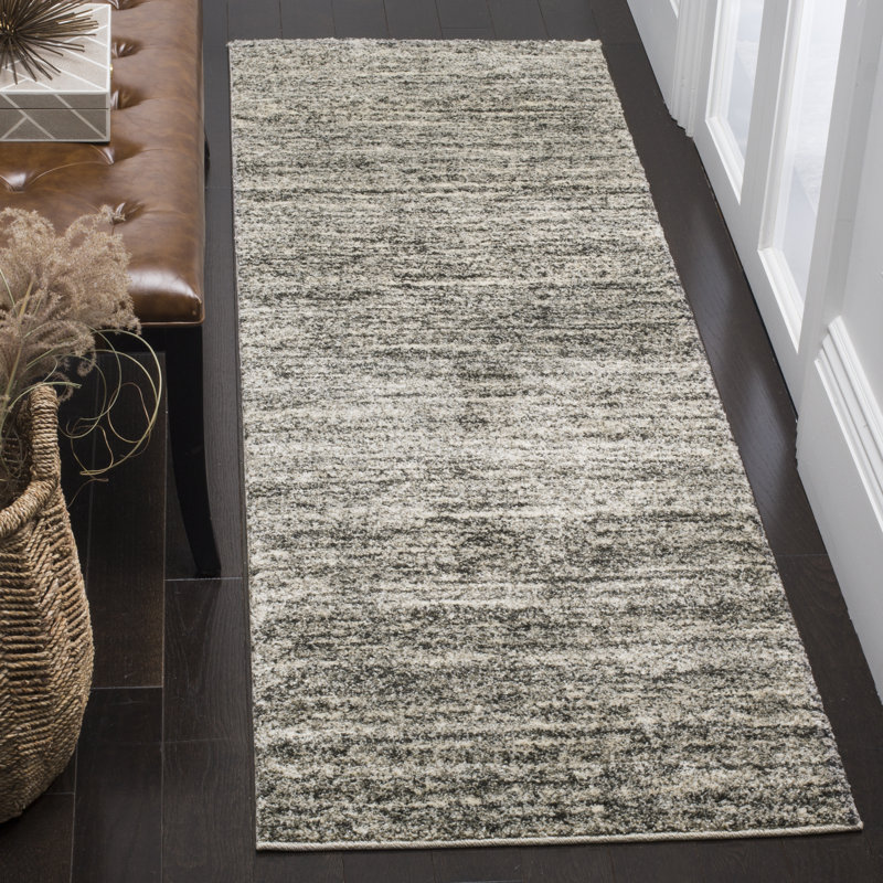 Stephaine Performance Solid Color Rug, Runner 2'3" x 13'