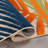 Parksley Palm Frond Indoor/Outdoor Area Rug Ivory/Orange/Navy-110742437