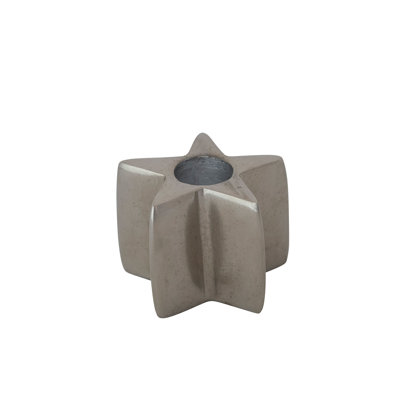 Nickel Cast Star Aluminum Taper Holder