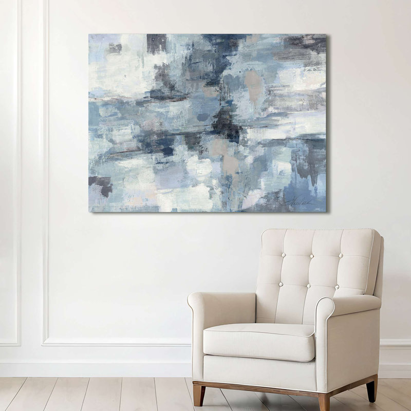 Abstract Clouds by Silvia Vassileva - Wrapped Canvas Print, 50 cm H x 70 cm W