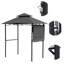Asukulu 2m x 1.5m Metal BBQ Gazebo