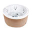 Outdoor Hot Tub with LED MARFIL White