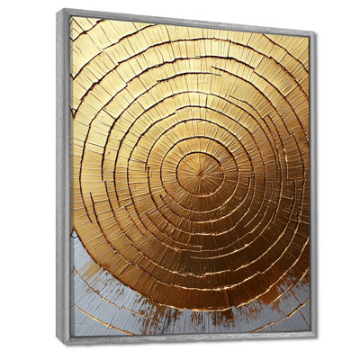 «Golden Wood Slide Roots Of Serenity IV - Trees», art mural