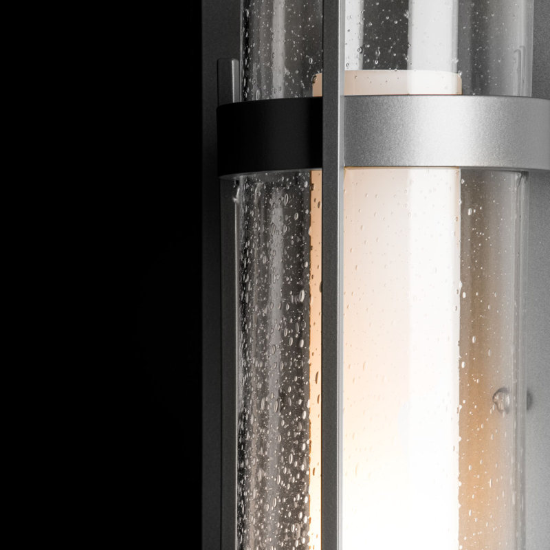 Torch Outdoor Flush Mount, Burnished Steel, 12" H x 5" W x 4.2" D
