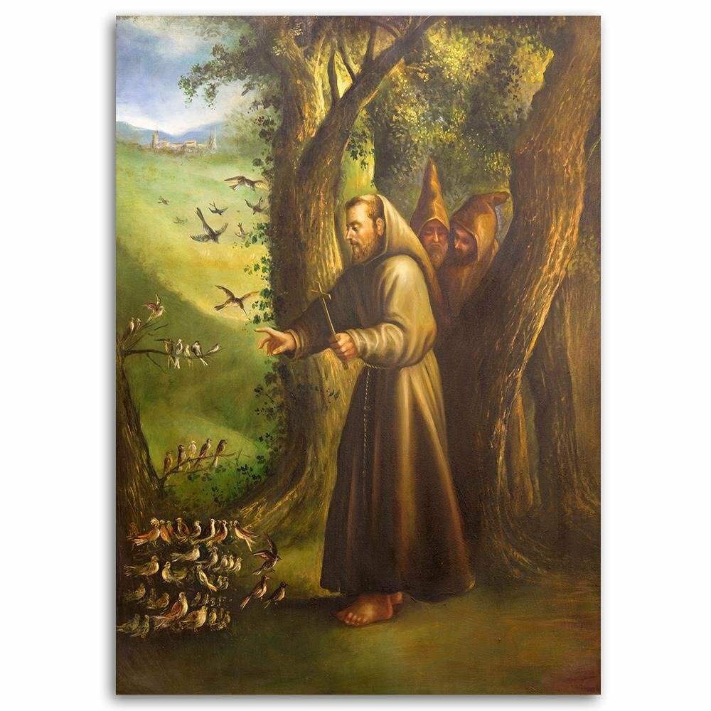 Leinwandbild Franz von Assisi