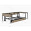 Structure de lit d'angle pour lit simple avec bibliothèque et 2 tiroirs de rangement sous le lit, lit simple moderne avec lumière DEL et station de charge, lit de jour moderne réversible à gauche ou à droite, gris